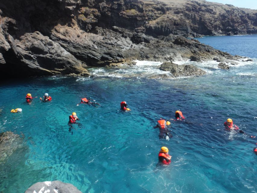Madeira: Coasteering Tour - The flow of the day: gear, coast route, swims, and cave exploring