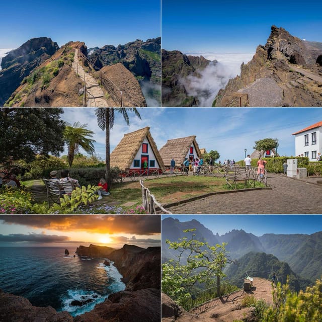 Madeira Funchal:East Tour Pico Arieiro & Santana&Laurissilva - Santana’s Thatched Triangular Houses, Plus a Chance for a Village Pause