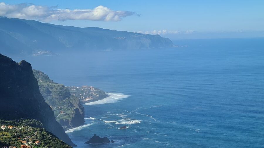 Madeira: Guided E-bike Tour of the North Coast - Miradouro da Beira da Quinta: the northwest coast views toward Porto Moniz