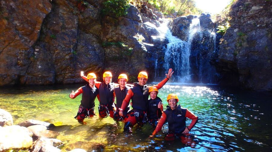 Madeira: Intermediate (Level 2) Canyoning Experience - The Ribeira do Cidrão route: 8 waterfalls and the jump choices