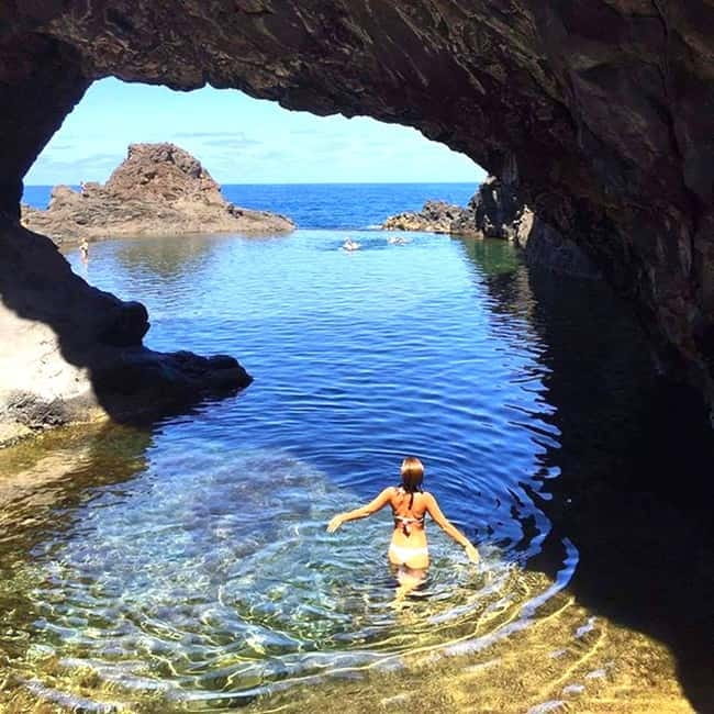 Madeira: Skywalk, Porto Moniz, Seixal, and Fanal 4WD Tour - Lombinho waterfall and Ribeira da Janela: short stops that add up