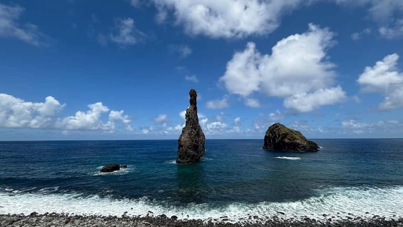 Madeira: Westside Achadas Cruz, Moniz, Seixal and Fanal - Ribeira da Janela rock formation: a quick stop with big drama