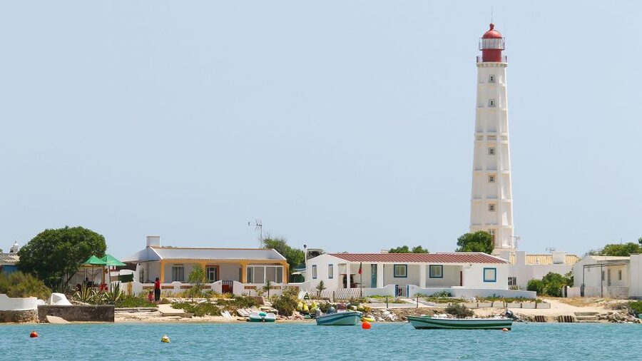 Olhão: 4-Hour Ria Formosa Islands Tour - Passing tuna facilities and the fishing harbor on the way back