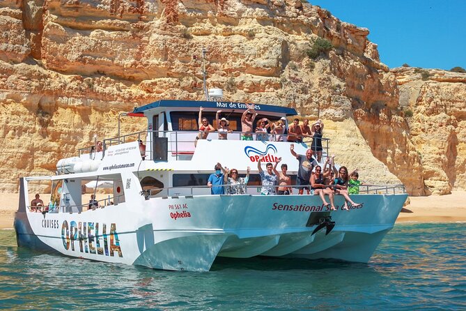 Ophelia Catamaran Cruises + Beach BBQ - Catamaran to Benagil, then BBQ on sand: the smart Algarve combo