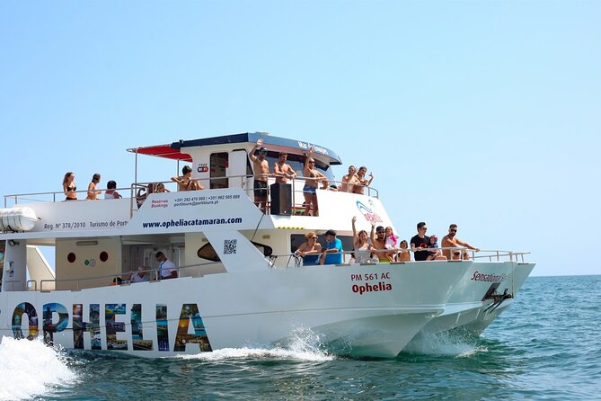 Ophelia Catamaran Cruises + Beach BBQ - Coastal Passage: seeing the Algarve by boat without the stress of a charter