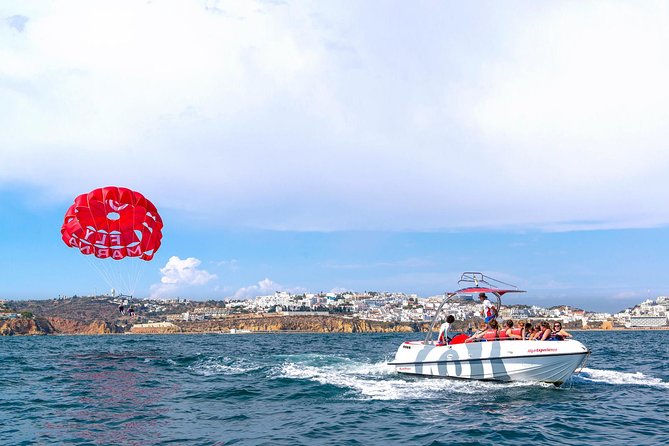 Parasailing from Albufeira Marina by Boat - Your flight time: what up to 10 minutes feels like