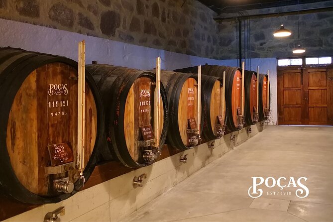 Poças Guided Visit and Wine Tasting of 3 Port Wines - Entering the aging cellar: where Port earns its flavor