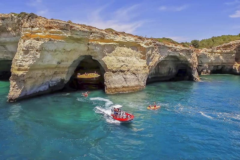 Portimão: Benagil Caves Speed Boat Tour with Sunset Option - Carvoeiro and Algar Seco, Where the Coast Starts to Feel Cinematic