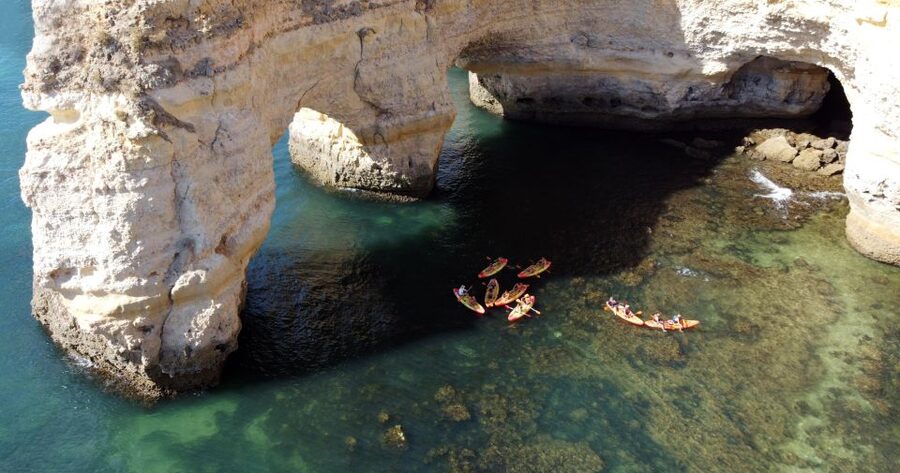 Portimão: Benagil Caves Speedboat and Kayak Guided Tour - Speedboat cruise to Benagil: why that first leg matters