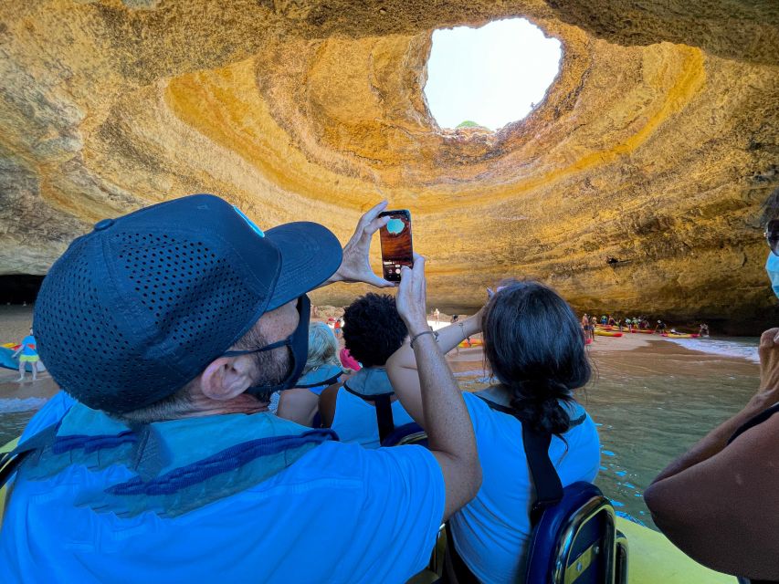 Portimão: Benagil Grottoes Boat Cruise - The Benagil moment, seeing the cave from inside your line of sight