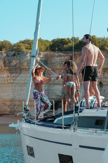 Portimao: Luxury Sail-Yacht Cruise with Sunset Option - Swimming Stops and Paddle Boards, Plus When the Sea Changes the Plan