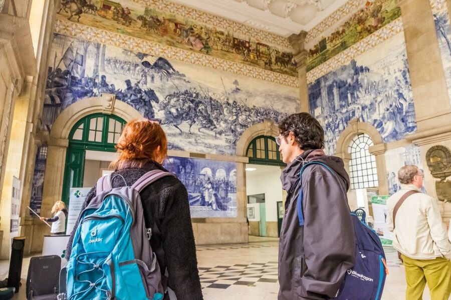Porto: 3-Hour Guided City Highlights Walking Tour - Louis I Bridge and the Douro River peek that ties it all together