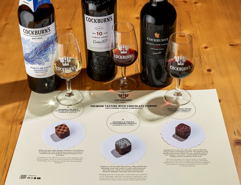 Porto: Cockburn’s Port Lodge Tour and Tasting - The Tasting Room, Pick Your Flight and Match Your Taste