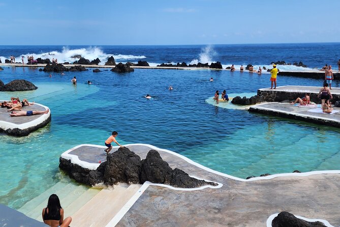 Porto Moniz, Seixal, Fanal Forest, Cliff Skywalk in Open Roof 4X4 - Stop 1: São Vicente, vineyards and the north-side mood