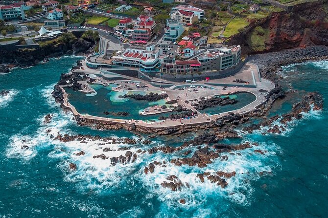 Porto Moniz, Seixal, Fanal Forest, Cliff Skywalk in Open Roof 4X4 - Porto Moniz Natural Swimming Pools: volcanic water and real downtime