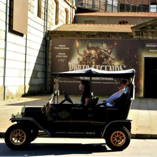Porto: Private Tour of the Historic City in a Ford T Car - Cais de Gaia and the Douro Cruise, plus Cálem Port Wine in One Plan