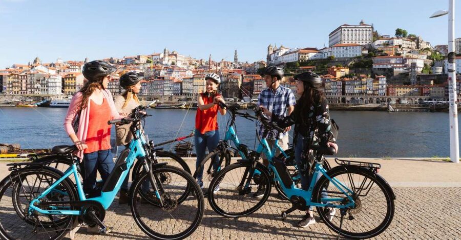 Porto: Riverside Panoramic E-Bike Tour - Arrábida Bridge, big panorama time without the stress