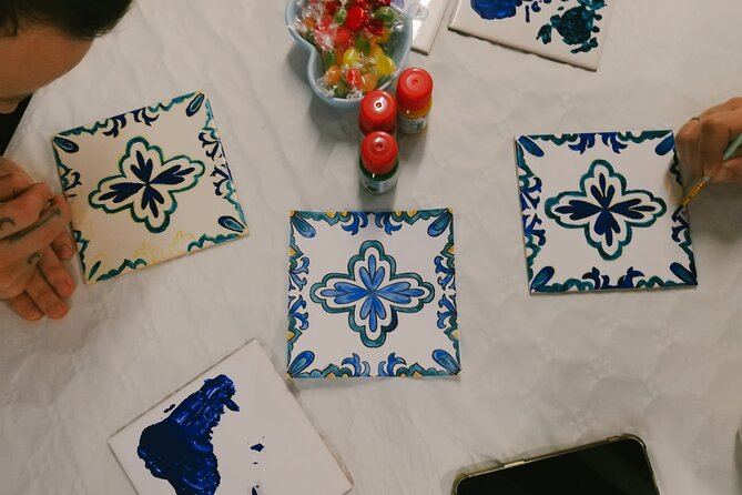 Porto: Tile Painting Workshop with Porto Wine - Sé do Porto - Domus Arte Workshop Setup: Comfortable, Guided, and Built for Beginners