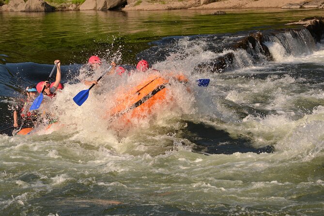 Private Rafting Experience in Melgaço - On the River: Rapids, Whirlpools, Waves, and the Cliff Jump Moment