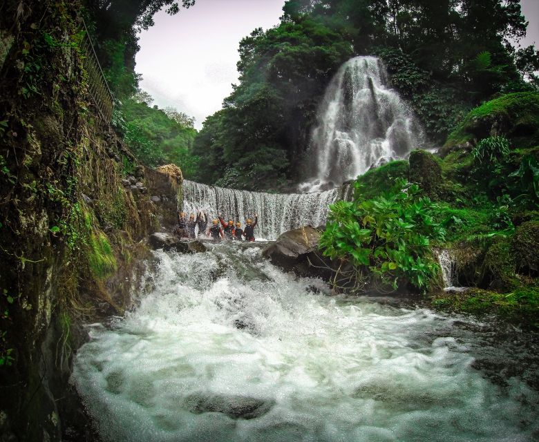 Sao Miguel: Caldeiroes Canyoning Experience - Zipline Before the Canyon Drops, a Smart Warm-Up