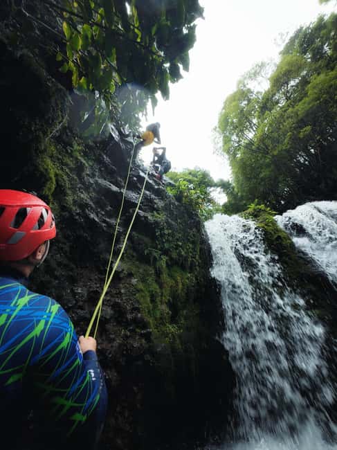 São Miguel: Level 1 Canyoning in Ribeira dos Caldeirões - Guides who teach, joke, and keep you moving (Rodrigo, Viktor, Diogo, and more)