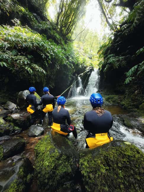 São Miguel: Level 1 Canyoning in Ribeira dos Caldeirões - Gear handout, wetsuit time, and the short walk to your first briefing