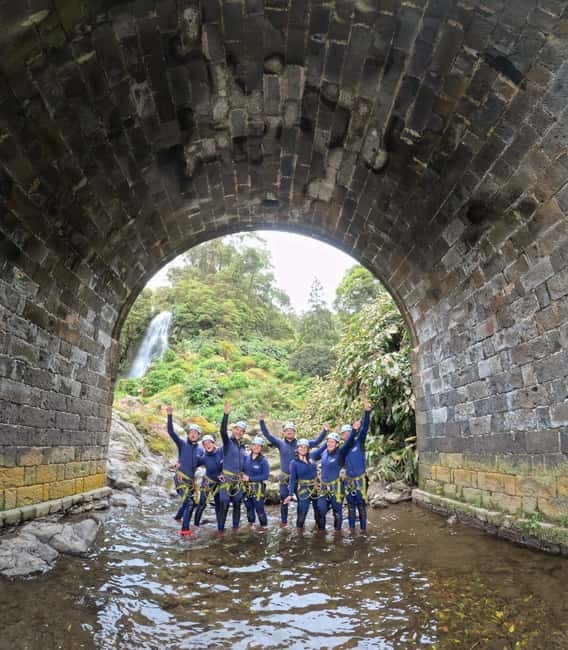 São Miguel: WaterPark Canyoning Ribeira dos Caldeirões - Guides, safety checks, and the names people remember