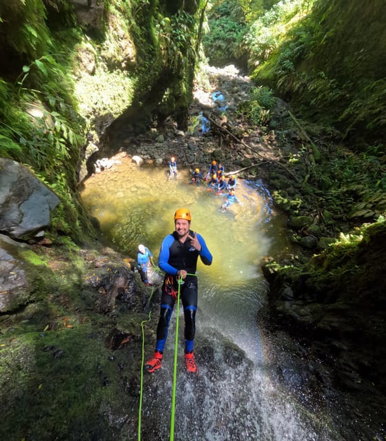 São Miguel: WaterPark Canyoning Ribeira dos Caldeirões - Skill level, fear of heights, and what “beginner friendly” means here