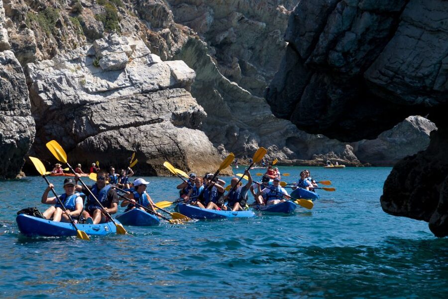 Sesimbra: Arrabida Natural Park & Caves Guided Kayaking Tour - The guide experience: enthusiasm, safety checks, and little extras