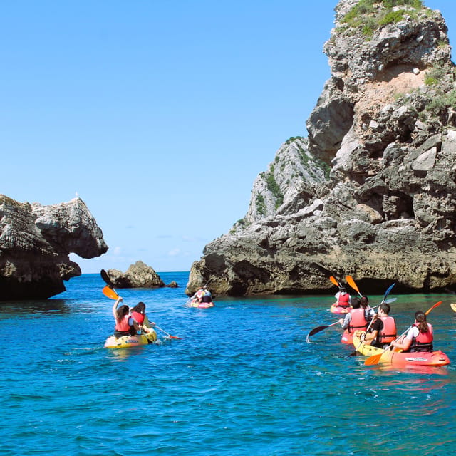 Sesimbra: Ribeiro Cavalo Beach, Caves, & Arrábida Kayak Tour - Starting in Sesimbra Harbor, then Gliding Toward Arrábida’s Quiet Coast