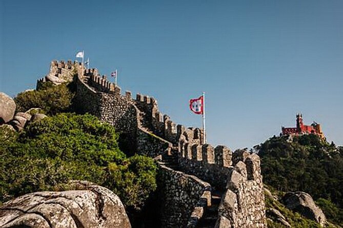 Sintra Cascais Private Tour with Pena Palace and Mouros Castle - Pena Palace and Park: 19th-Century Color on a Hilltop