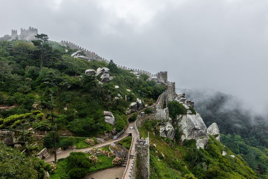 Sintra: Castle of the Moors & Quinta Entry with Audio Guides - Moorish Castle walking audio: walls, towers, and the story behind the stone
