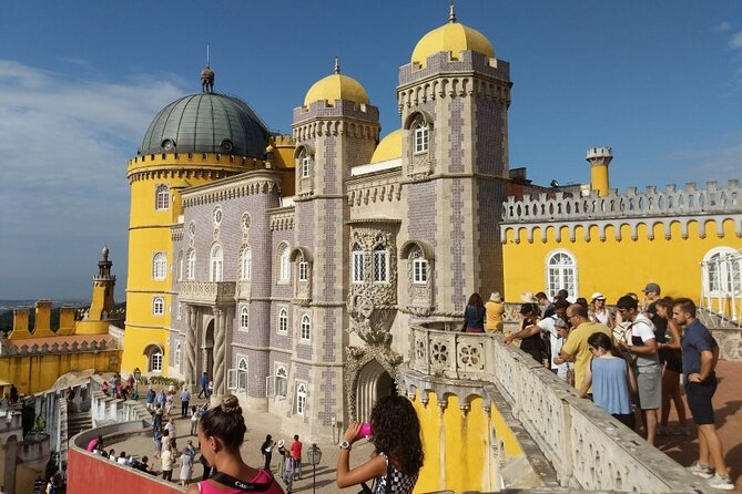 Sintra, Pena Palace, Cabo da Roca, Cascais Day Trip from Lisbon - Estoril pass-by: quick history flavor from a moving viewpoint