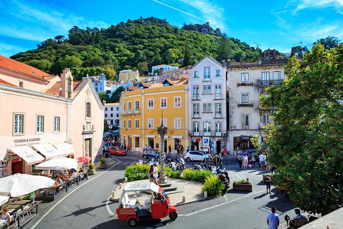 Sintra, Pena, Regaleira , and Cascais Guided Day Tour from Lisbon - Pena Palace and gardens: views, stairs, and the real crowd factor