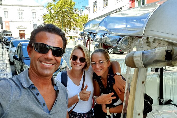 Special Guided Tour of Tuk Tuk Lisbon Historic 2 Hours - D. Maria II Theater and D. Pedro IV Statue: a royal square moment