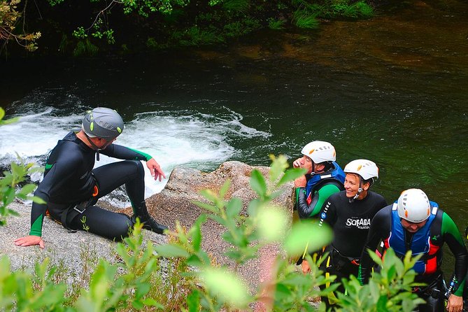 Star canyoning - Jumping into the water, plus the lagoon dip