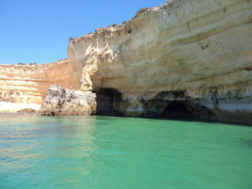 Vilamoura: Algarve Coast 3-Hour Sailing Cruise With Open Bar - São Rafael cliffs, rock formations, and the swim window