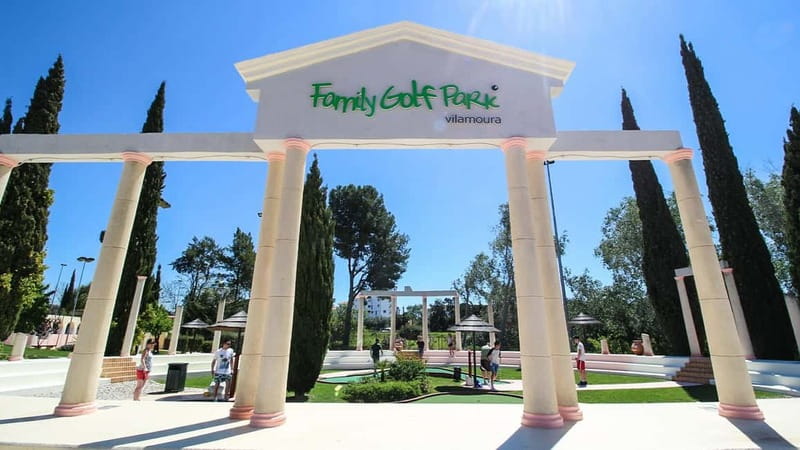 Vilamoura: Family Golf Park Game - On the course: super mini-golf challenges that work for mixed ages